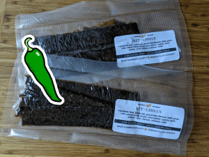 Hatch Green Chile jerky (med-hot) 2-pack